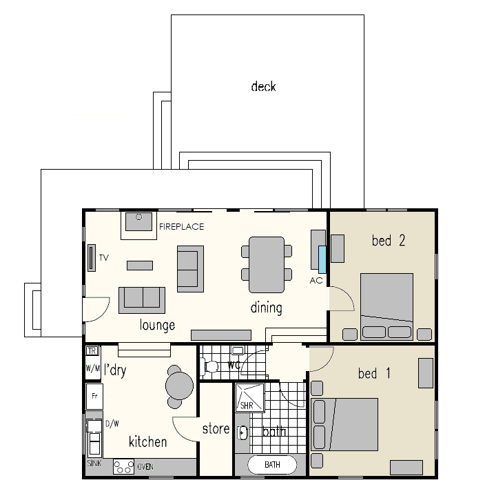 Plan of house badger weir road 4